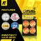 Fuel Stickers Mixed Fuel Sticker 50-1, 2-Cycle Label: Fuel Can & Outdoor Power Equip., Hvy-Dty, 1'' Dia, 20PK Z-1RMF50-20PK - alternate 4